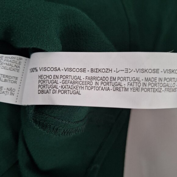 Zara Forest Green Blouse - Picture 5 of 7